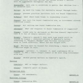 Minutes of Joint Parties meeting 14 October 1975