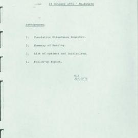 Record of Shadow Cabinet No. 25