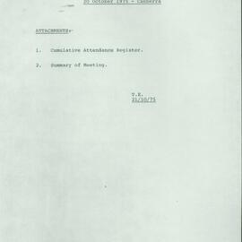 Record of Shadow Cabinet No. 26