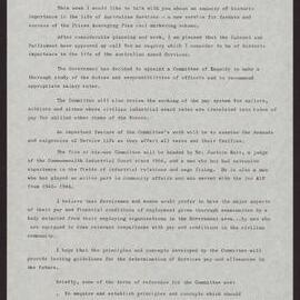 Committee of Enquiry into Defence Services, Prices Averaging Plan wool marketing