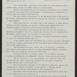 Visit to New Zealand, defence talks