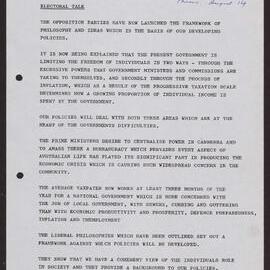 Liberal criticism of Labor government