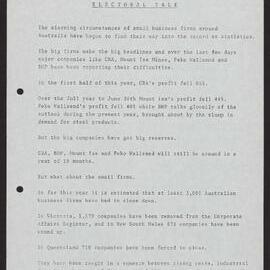 Small business, economy