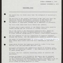 Interstate Commission Bill, Senate powers