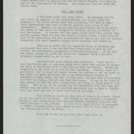 Common market and West New Guinea