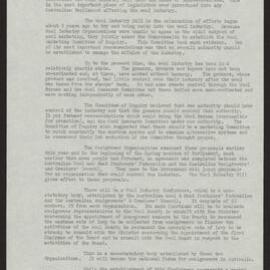 Wool industry re-organisation