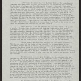 Wool industry re-organisation