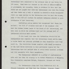 Indonesia, Malaysia and Australia