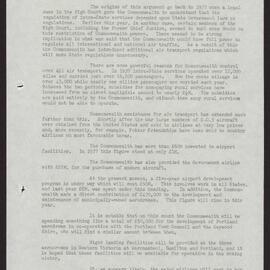 Commonwealth control of air transport