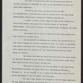 Army co-operation in wool board research