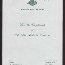 Death of Sir Ronald Mack