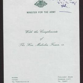 Army Minister presents banner to Pacific Islands regiment