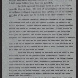 Trade agreement with Japan