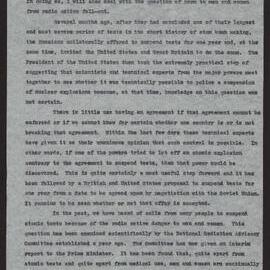 Comments on nuclear weapons