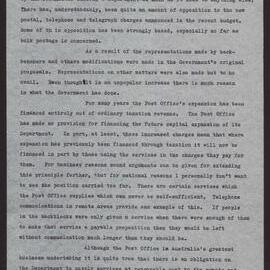 Post and telegraph charges