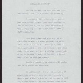 Minerals and natural gas