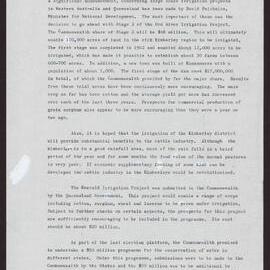 Water conservation projects