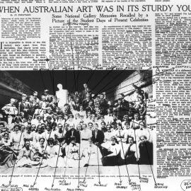 Students at the National Gallery of Victoria Art School in Melbourne.