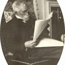 Sir Simon Fraser at the Fraser family house at Oban, Scotland.