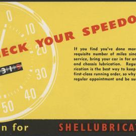 Postcards to advise customers of the need to arrange servicing [5 of many]