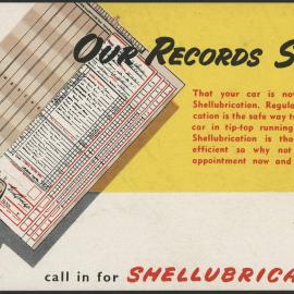 Postcards to advise customers of the need to arrange servicing [7 of many]