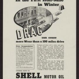 Collection of advertisements for Shell motor oils [33 of many]