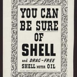 Collection of advertisements for Shell motor oils [35 of many]