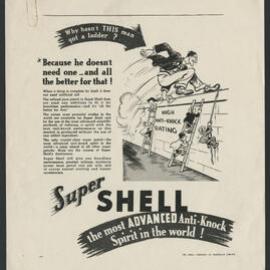 Collection of advertisements for Supershell petrol [17 of many]