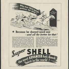 Collection of advertisements for Supershell petrol [19 of many]