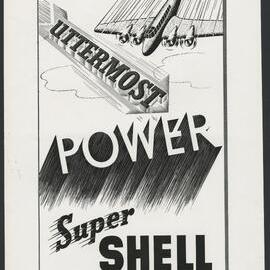 Collection of advertisements for Supershell petrol [20 of many]