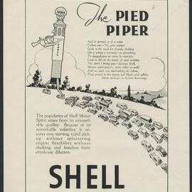 Collection of advertisements for Supershell petrol [25 of many]
