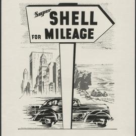 Collection of advertisements for Supershell petrol [27 of many]