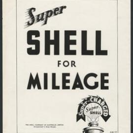 Collection of advertisements for Supershell petrol [31 of many]