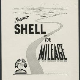 Collection of advertisements for Supershell petrol [32 of many]