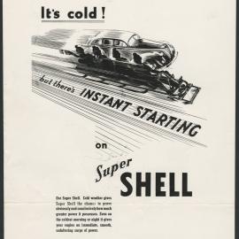 Collection of advertisements for Supershell petrol [35 of many]