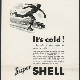 Collection of advertisements for Supershell petrol [36 of many]
