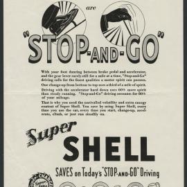 Collection of advertisements for Supershell petrol [37 of many]