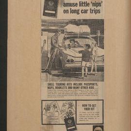Press cuttings of Shell product advertising [78 of many]