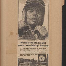 Press cuttings of Shell product advertising [79 of many]
