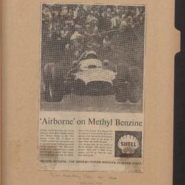 Press cuttings of Shell product advertising [81 of many]