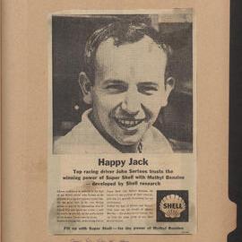 Press cuttings of Shell product advertising [86 of many]