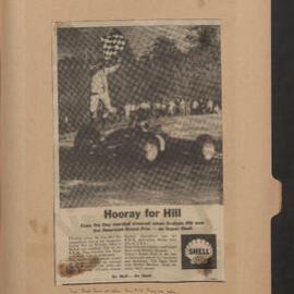 Press cuttings of Shell product advertising [97 of many]