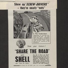 Advertising proofs for Shell products and services [7 of many]