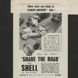 Advertising proofs for Shell products and services [8 of many]