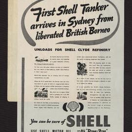 Advertising proofs for Shell products and services [10 of many]
