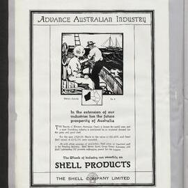 Pre-war advertising of Shell products [13 of many]