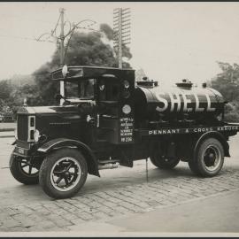 Photographs of Shell tank trucks and other vehicles servicing Victoria [4 of many]