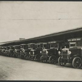 Photographs of Shell tank trucks and other vehicles servicing Victoria [6 of many]