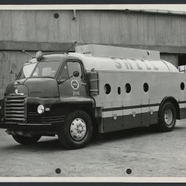Photographs of Shell tank trucks and other vehicles servicing Victoria [8 of many]