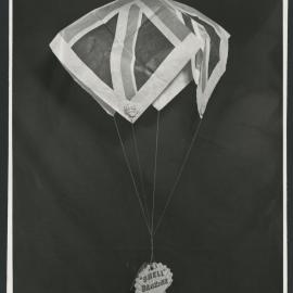 Souvenir released from Basil Watson's biplane using Shell Benzine, Victoria 1917 [1 of many]